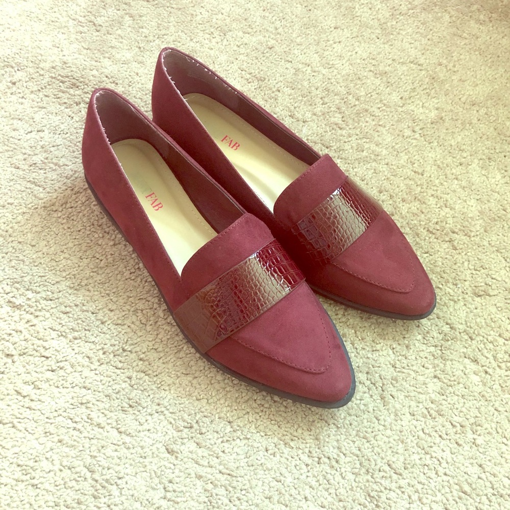 Burgangy Loafers